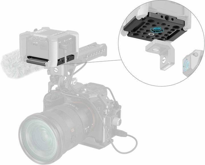 Image du produit SmallRig MD4883 Plaque de montage pour Zoom F3
