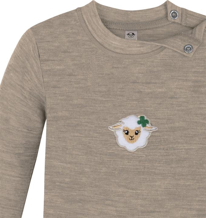 Produktbild Normani 3er Pack Baby Merino Longsleeve „Taupo" - 9475 (68)