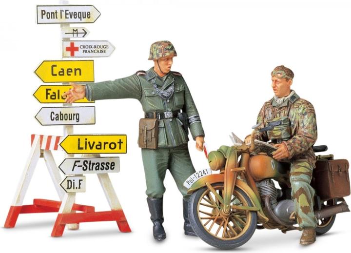 Tamiya 1:35 Diorama Set Moto w.Roadw.(2)