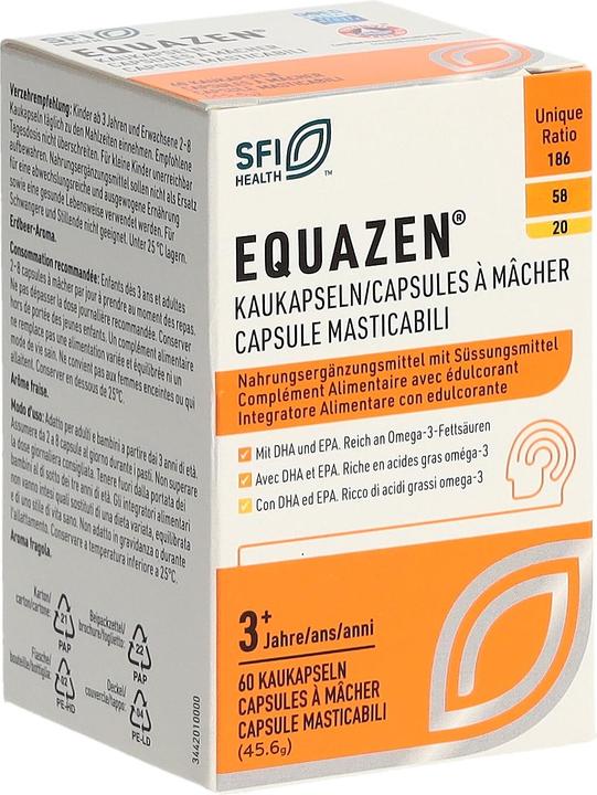 Image du produit Equazen IQ Equazen Kaukapseln/Capsules à mâcher/Capsule masticabili Ds 60 Stk (60 pièce(s), Capsules, 75 g)