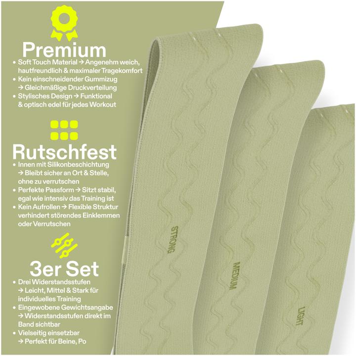 Produktbild Omnana HIPstar Fitnessband (0.37 m, Leicht, Mittel, Stark)