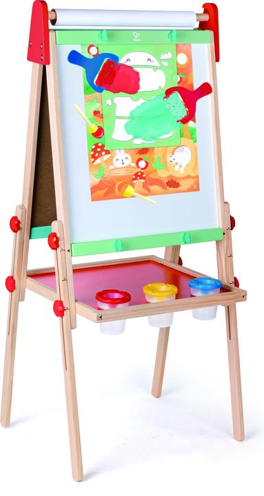 Actual product image Hape Painting fun with paint rollers and stencils