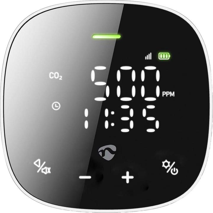 Image du produit Nedis SmartLife Luftqualitätsmonitor Wi-Fi | inkl. Display | Kohlendioxid (CO2) / Luftfeuchtigkeit /