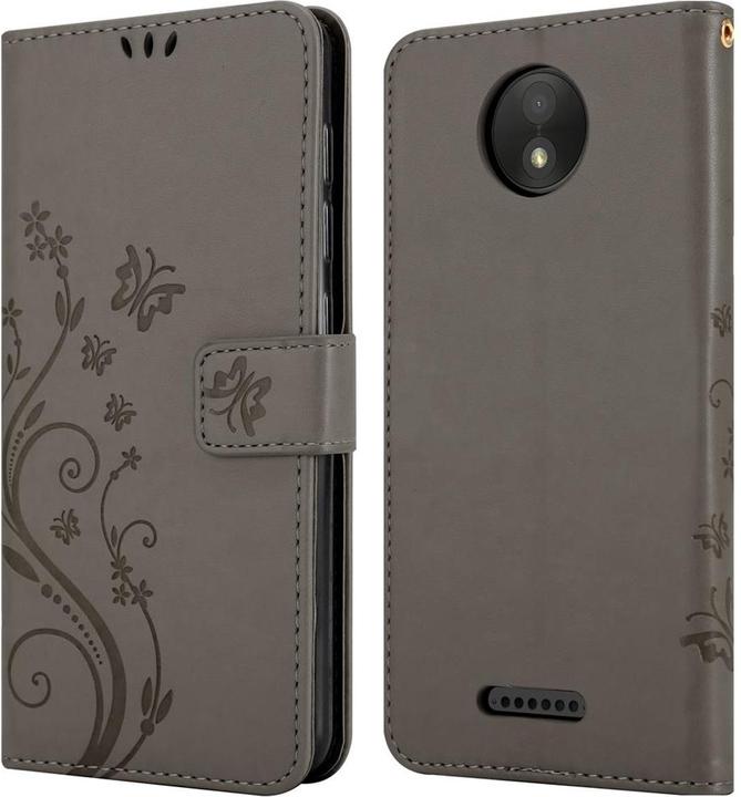 Productafbeelding Cadorabo Bloemen Boekomslag (Motorola Moto C)