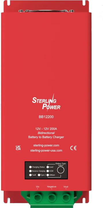 Actual product image Sterling Power Charging Booster 12V/12V 200A - Sterlingpower