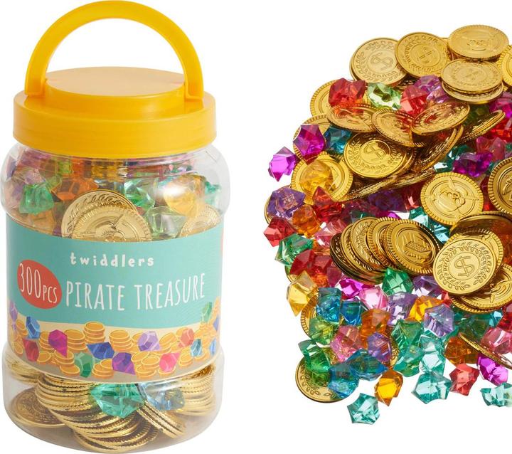 Produktbild The twiddlers Piratenschatz Set Treasure Party 300-Teilig