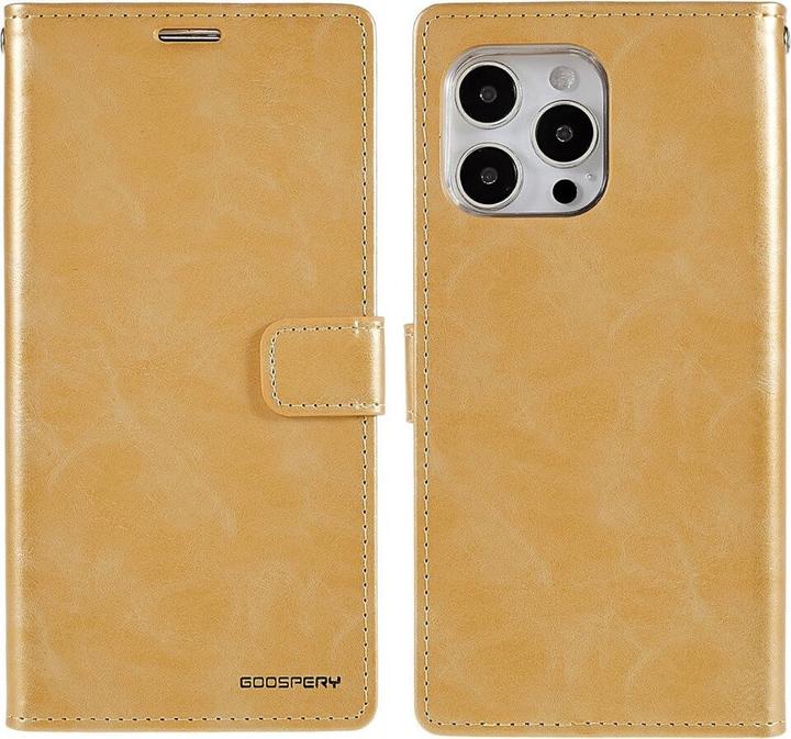 Produktbild iPhone 14 Pro Max - Blue Moon Etui Hülle gold (Apple iPhone 14 Pro Max)
