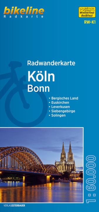 Produktbild Bikeline Radkarten. Köln / Bonn