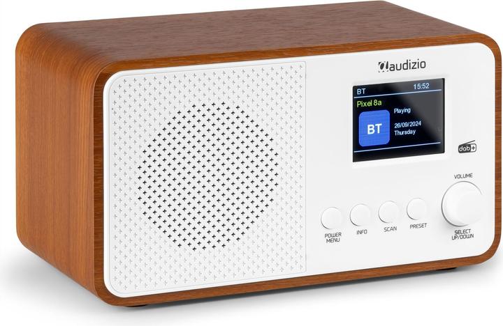 Immagine prodotto Audizio DAB+ Radio Avio Weiss, Radio Tuner: FM, DAB+ (DAB, FM, Bluetooth)