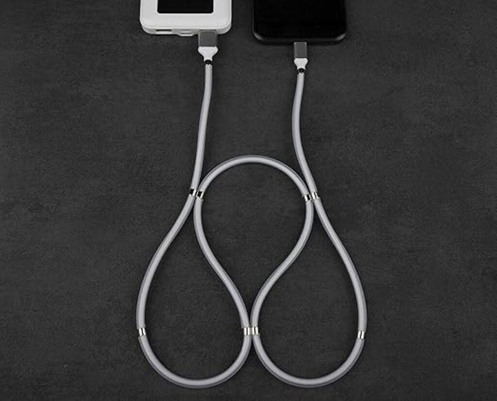 Actual product image Grundig iPhone Charging Cable Lightning iPad 1 Meter White (1 m, USB 3.0)