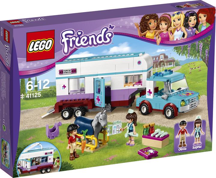 LEGO Amici rimorchio per cavalli e veterinario (41125, LEGO Friends)
