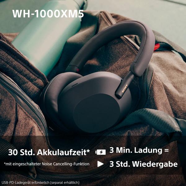 Immagine prodotto Sony WH-1000XM5 (ANC, 30 h, Senza fili, Cablato)