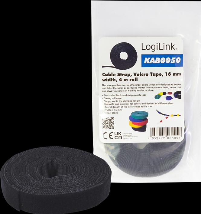 Produktbild LogiLink Klettbandrolle (16 mm)