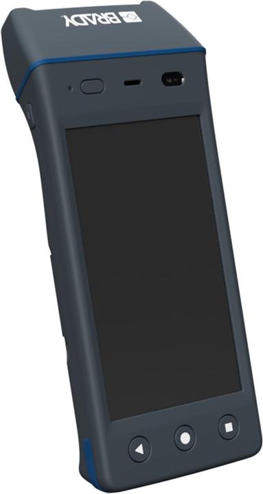 Actual product image Brady HH83 RFID reader, black & blue, 78 x 177 x 35 mm (WxHxD), colour touchscreen, with rechargeable