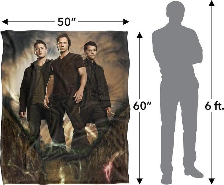 Actual product image Supernatural Group Pose Blanket (152 x 127 cm)