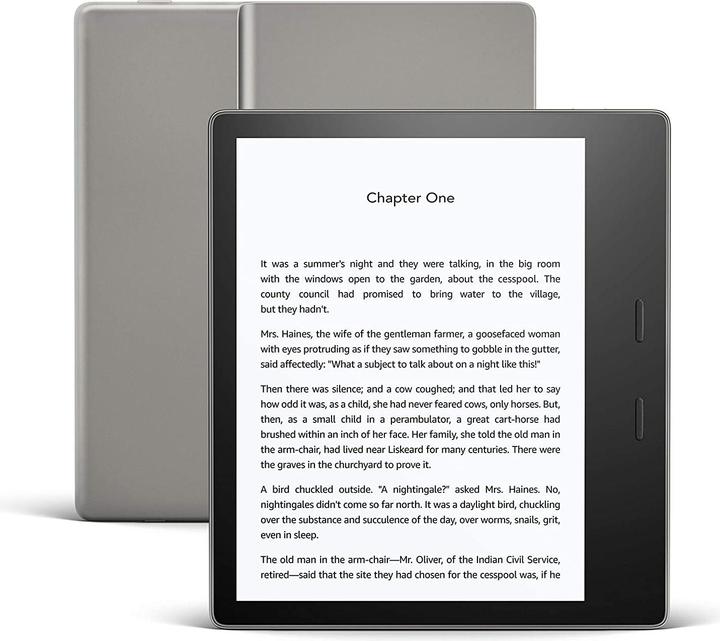 Amazon Kindle Oasis without Special Offers (2019) (7", 32 GB, Graphite)