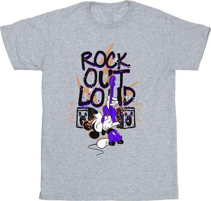 Actual product image Disney Boys Mickey Mouse Rock Out Loud T-Shirt (116)