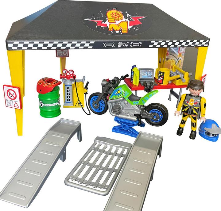 Actual product image Playmobil Stunt show workshop tent (70552, Playmobil stunt show)