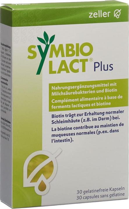 Produktbild SymbioPharm SYMBIOLACT Plus Kapseln (30 Stk) (30 Stück, Kapseln, 44 g)