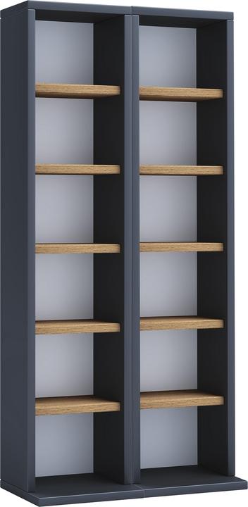 Image du produit VCM Bois CD DVD Stand Étagère Armoire Milano (42 x 20 x 92 cm)