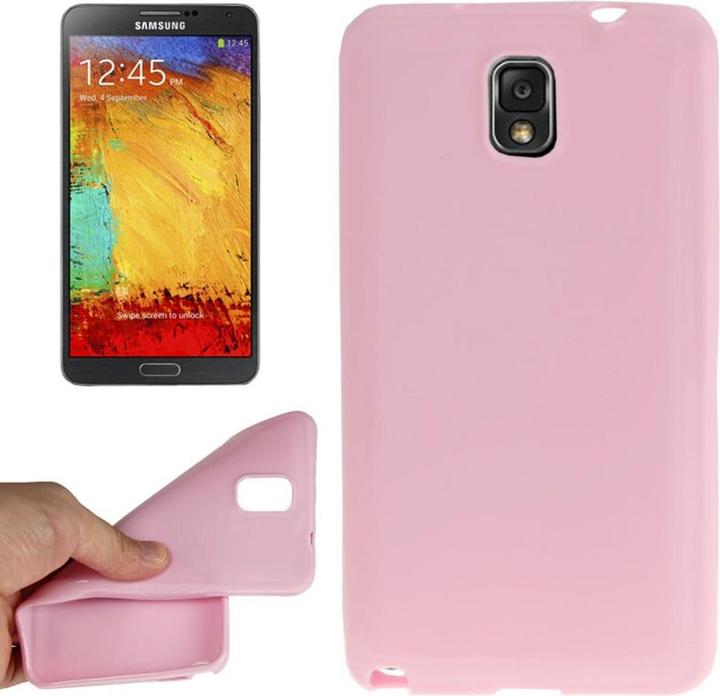 Produktbild König Design Handyhülle TPU Schutzhülle für Samsung Galaxy Note 3 / N9000 rosa (Samsung Galaxy Note 3)