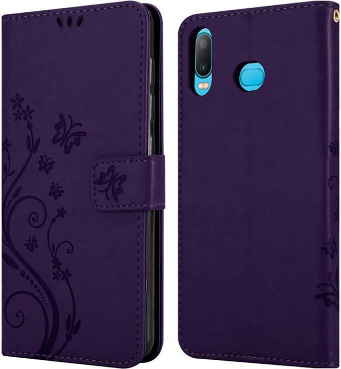 Produktbild Cadorabo Flower Book Cover (Samsung Galaxy A6s)