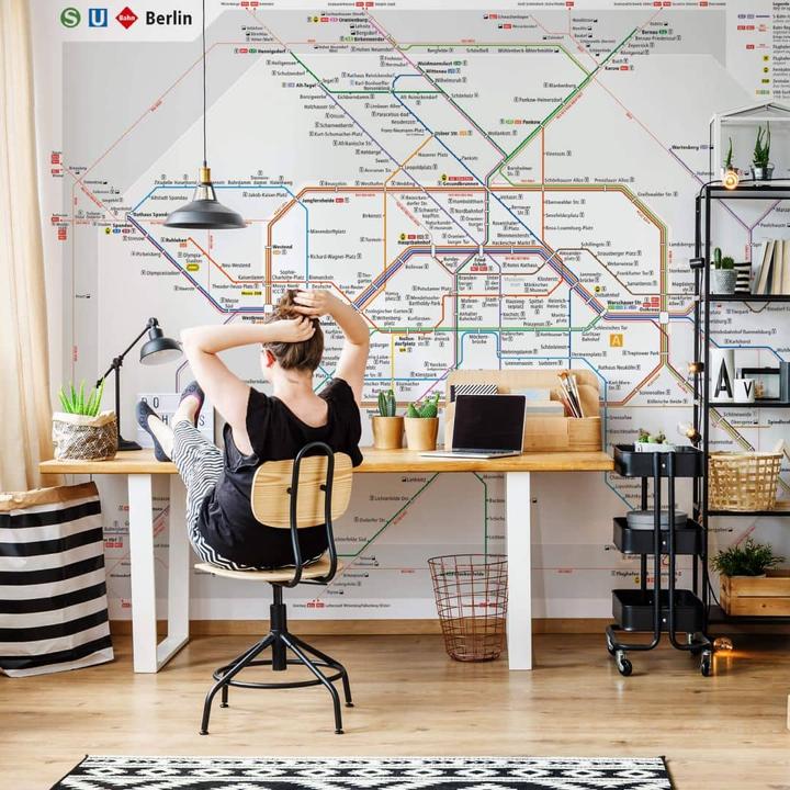 Image du produit BVG Berlin - Plan du réseau de Berlin (384 x 260 cm)
