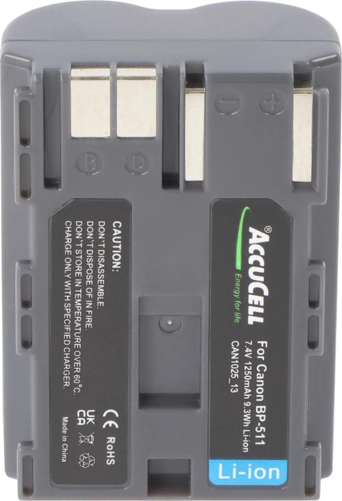 Produktbild AccuCell Akku Canon FV2 Digital-Kamera (Akku)
