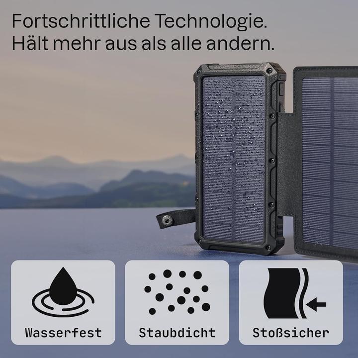 Produktbild Roboparts SP26W Handy-Solarladegerät für Camping und Outdoor (20000 mAh, 8 W)