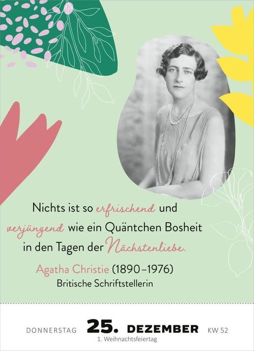 Image du produit Calendrier à Déchirer Femmes Intelligentes 1t/S (10 x 14 cm, Couverture rigide, Allemand)