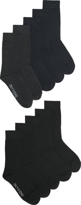 Only & Sons Onsfinch Basic Sock 10-Pack Noos