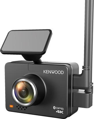 Actual product image Kenwood DRV-A610W 4K UHD DashCam 12/24V/App/ 64GB microSD (Built-in display, GPS receiver, Bluetooth, Built-in microphone, Wi-Fi)