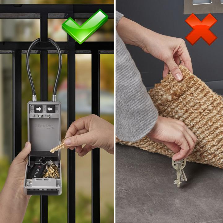 Actual product image Master Lock Key box with removable bracket 5482EURD