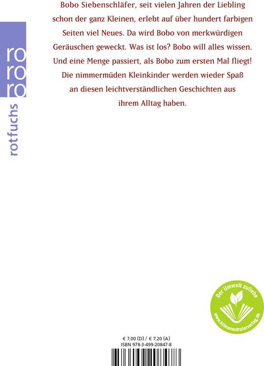 Produktbild Rotfuchs Bobo Siebenschläfer ist wieder da (Deutsch, Markus Osterwalder, 2024)
