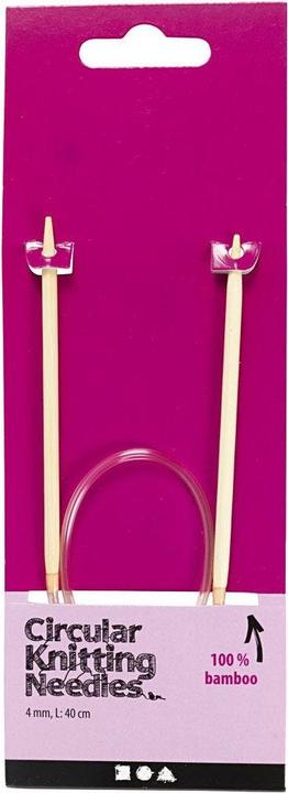 Image du produit Creativ Company Aiguilles circulaires 4 mm, 40 cm