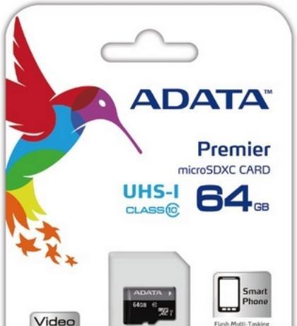 Productafbeelding Adata microSDXC-kaart (64 GB, microSDXC, U1, UHS-I)