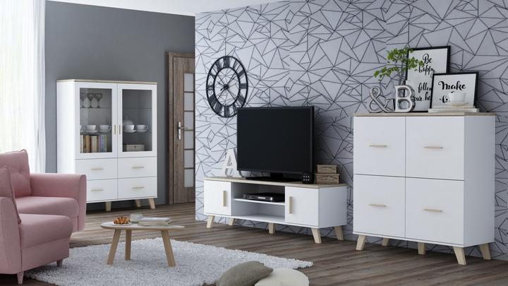 Actual product image Cama LOTTA WIT120 living room cabinet showcase