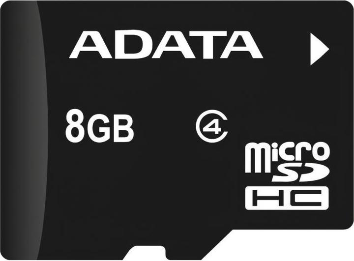 Immagine prodotto Adata Scheda microSDHC 8GB,, Classe 4 (8 GB, microSDHC)