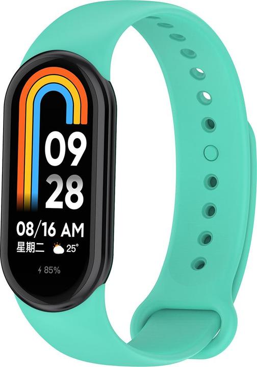 Techsuit - Watchband (W014) - Xiaomi Mi Band 8 / 8 NFC / 9 / 9 NFC - Teal Green (Silicone)