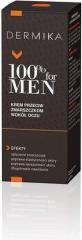 Actual product image Dermika 100% for Men Eye Cream 15ml (Fluid, 15 ml, Day + Night)