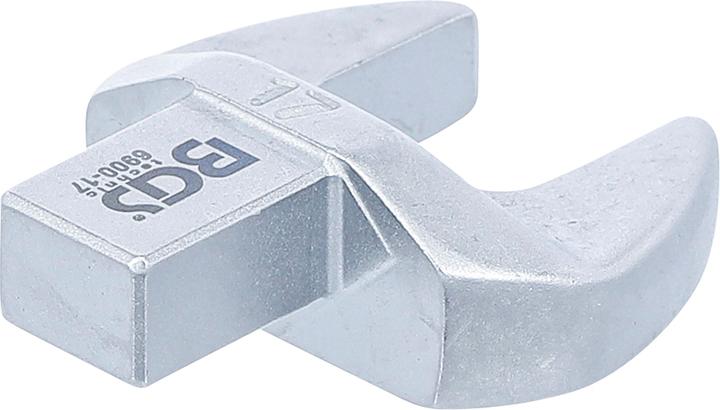 Produktbild BGS Einsteck-Maulschlüssel 17 mm Aufnahme 9 x 12 mm (17 mm)