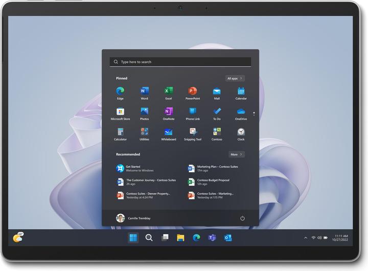 Microsoft Surface Pro 9 for business (13", Microsoft SQ3, 8 GB, 256 GB, Ohne Tastaturlayout)