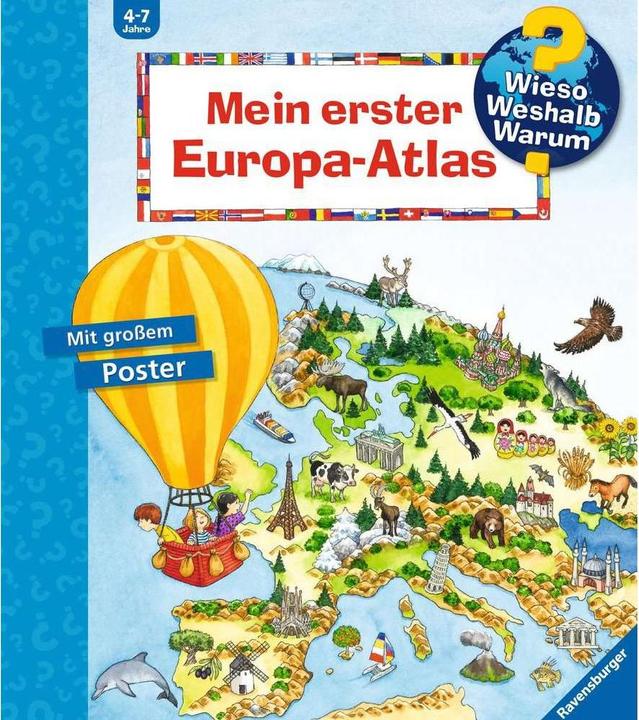 Image du produit Ravensburger Mein erster Europa-Atlas (Allemand, Andrea Erne, 2020)