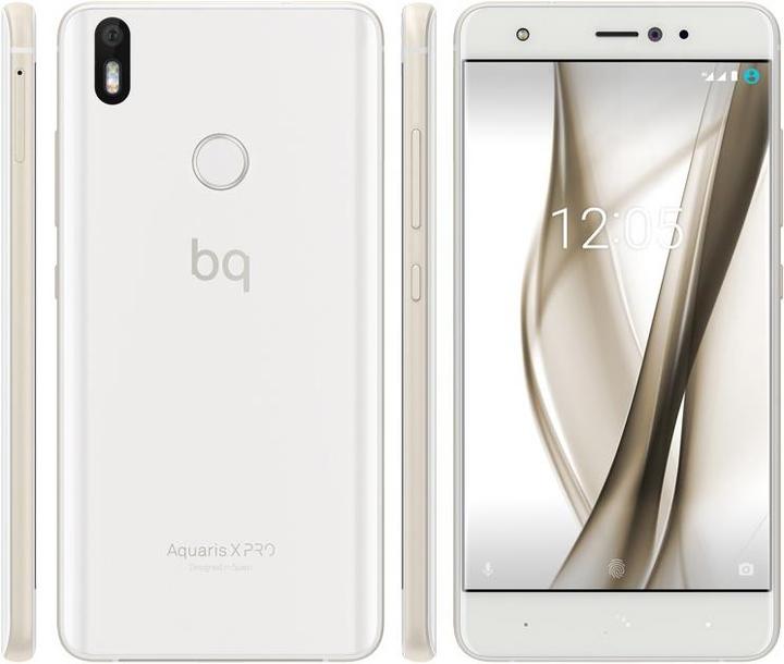 Image du produit BQ Aquaris X Pro (64 Go, Glacis Blanc, 5.20", Double SIM hybride, 12 Mpx, 4G)