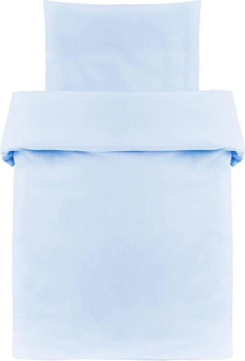 Image du produit Makian Parures de lit bébé Parure de lit 80 x 80 cm - Bleu clair uni