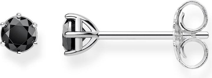 Actual product image Thomas Sabo Stud Earrings Black Stone (925 silver)