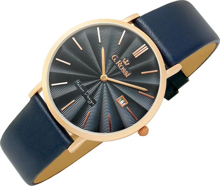 Produktbild Gino Rossi WATCH MEN'S WATCH - 10853A - SLIM (zg184h) + universal BOX