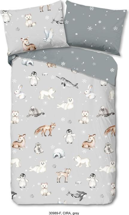 Produktbild Good Morning Cira grey (Duvetbezug, 135x200 cm + 80x80 cm)