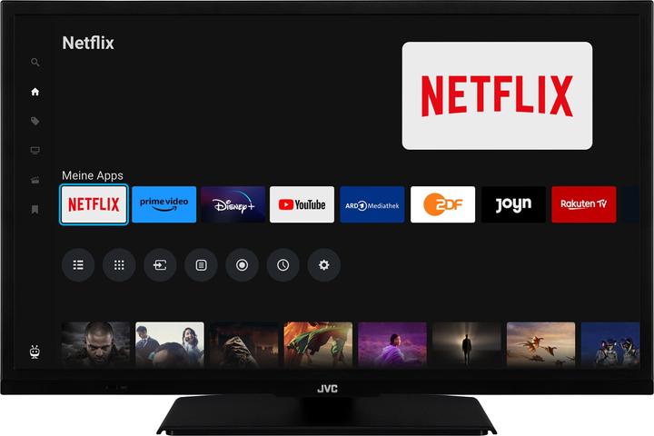 Actual product image JVC LT-24VH5455 24-inch TV Smart TV Powered by TiVo (HD-Ready, HDR, triple tuner, 6 months HD (24", LED, HD, 2024)