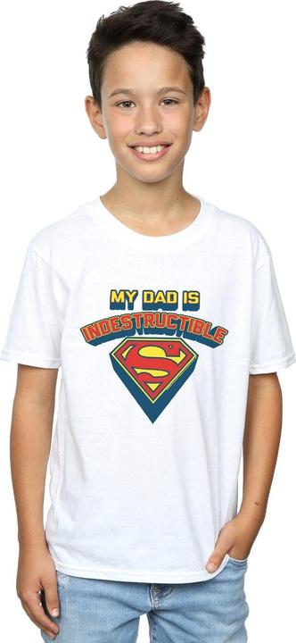 Produktbild Superman My Dad Is Indestructible TShirt Jungen (152, 158)